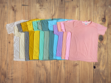 Load image into Gallery viewer, PLUS SIZE 100% polyester colored short sleeve tee