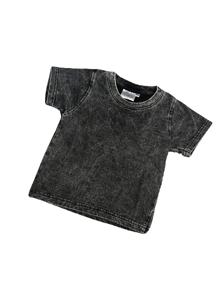 Acid wash short sleeve TSHIRT