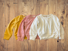 Load image into Gallery viewer, TODDLER 100% polyester colored SWEATSHIRT
