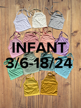 Load image into Gallery viewer, INFANT 100% polyester colored HALTER
