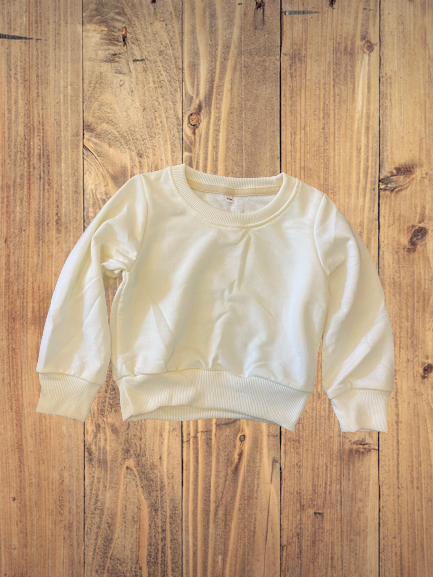 Toddler 100% Polyester Colored Sweatshirts