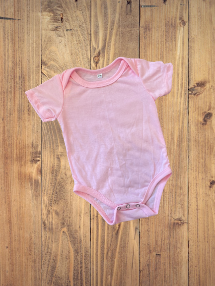 INFANT 100% polyester colored ONESIE short sleeve – LR Blanks